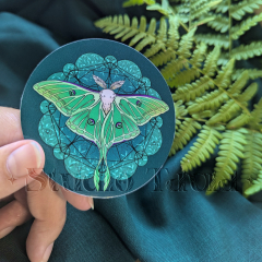 Luna Moth Sticker